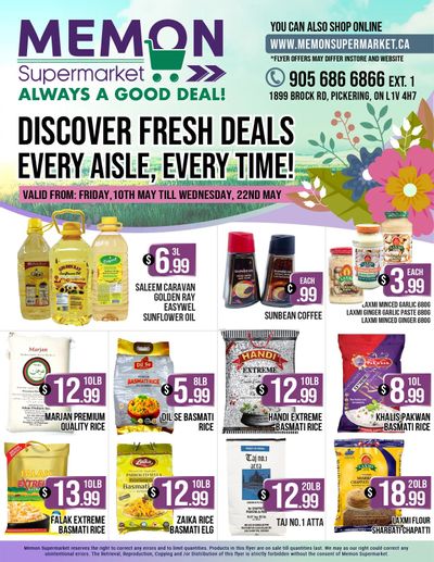 Memon Supermarket Flyer May 10 to 22 Memon Supermarket Flyer May 10 to 22