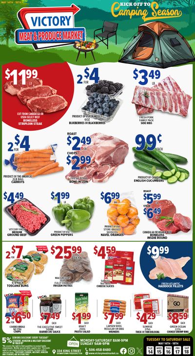 Victory Meat Market Flyer May 14 to 18