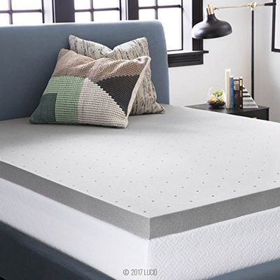 Lucid 3 Inch Bamboo Charcoal Memory Foam Mattress Topper, Full $84 (Reg $121.34)