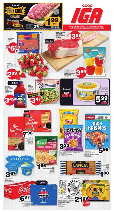 Coop IGA Flyer May 16 to 22
