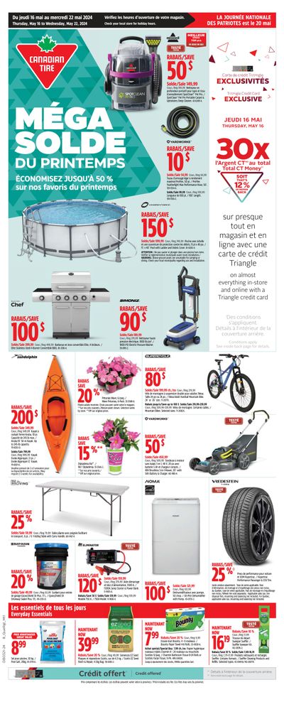 Canadian Tire (QC) Flyer May 16 to 22