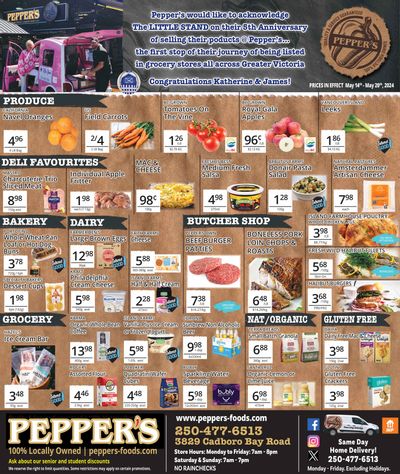Pepper's Foods Flyer May 14 to 20