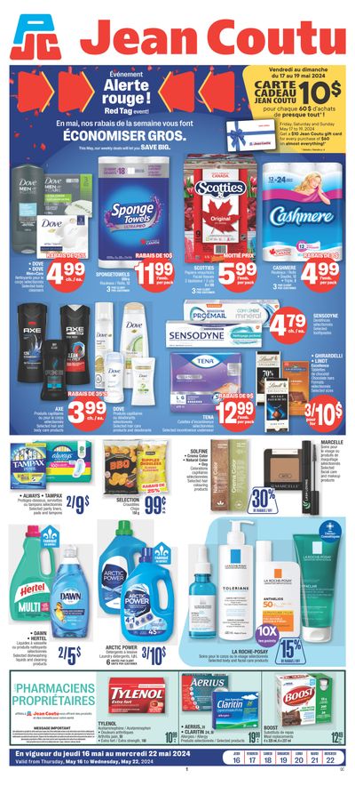 Jean Coutu (QC) Flyer May 16 to 22