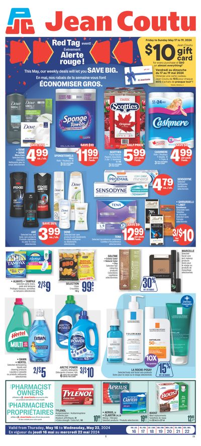 Jean Coutu (ON) Flyer May 16 to 22