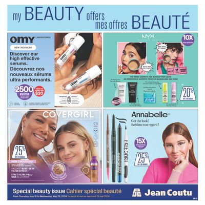 Jean Coutu (NB) Beauty Flyer May 16 to 29
