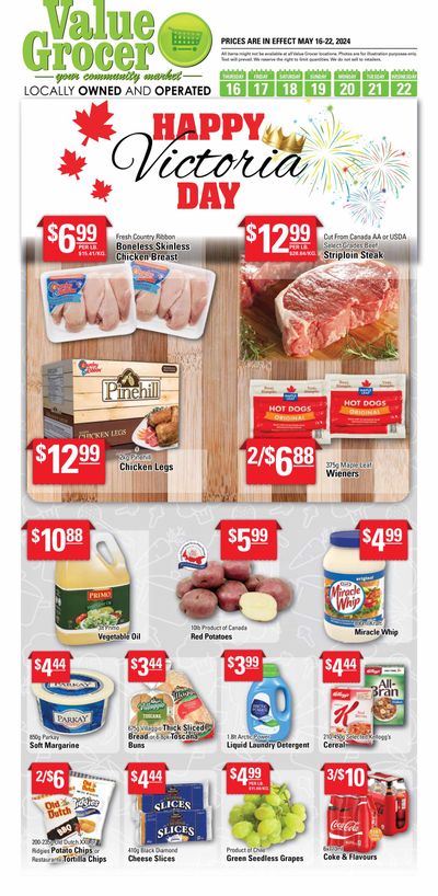 Value Grocer Flyer May 16 to 22