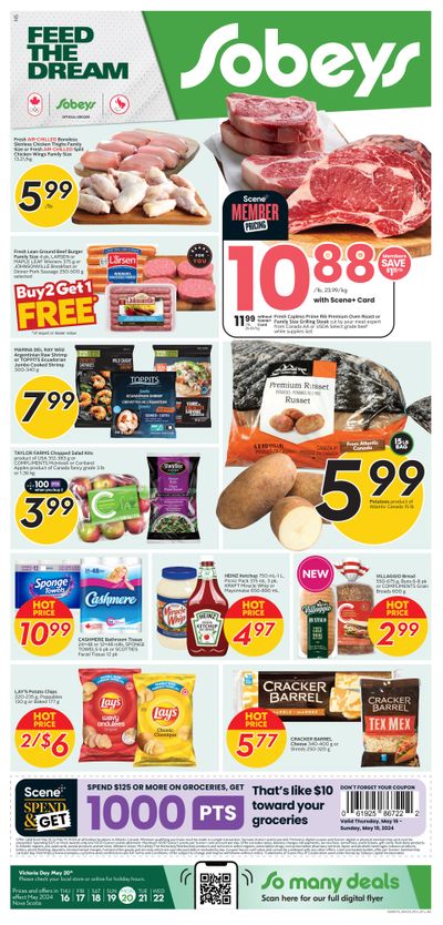 Sobeys (Atlantic) Flyer May 16 to 22