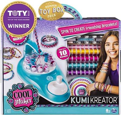 Cool Maker, KumiKreator Friendship Bracelet Maker, Makes Up to 10 Bracelets, for Ages 8 and Up For $24.97 At Amazon Canada