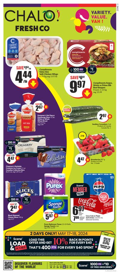 Chalo! FreshCo (West) Flyer May 16 to 22