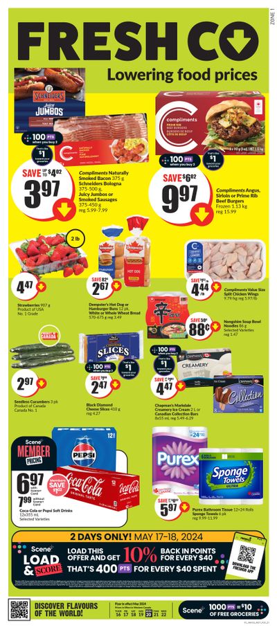 FreshCo (West) Flyer May 16 to 22