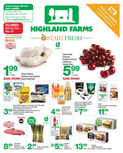 Highland Farms Flyer May 16 to 29