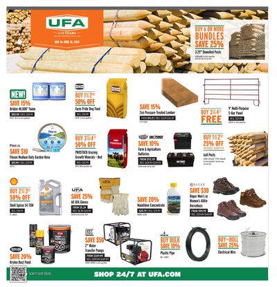 UFA Co-operative Limited Flyer May 16 to June 10