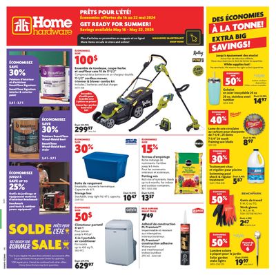 Home Hardware (QC) Flyer May 16 to 22