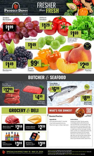 Produce Depot Flyer May 15 to 21