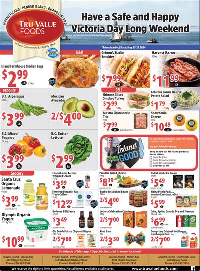 Tru Value Foods Flyer May 15 to 21