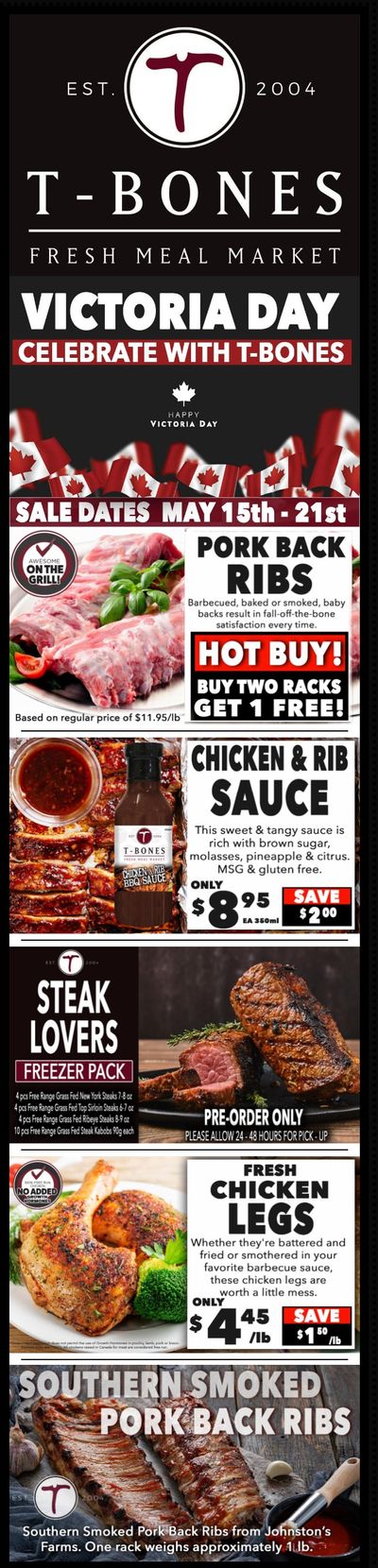 T-Bone's Flyer May 15 to 21 
