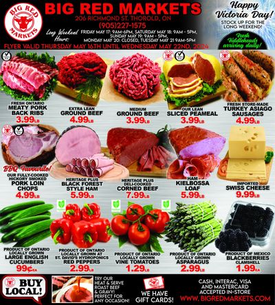 Big Red Markets Flyer May 16 to 22