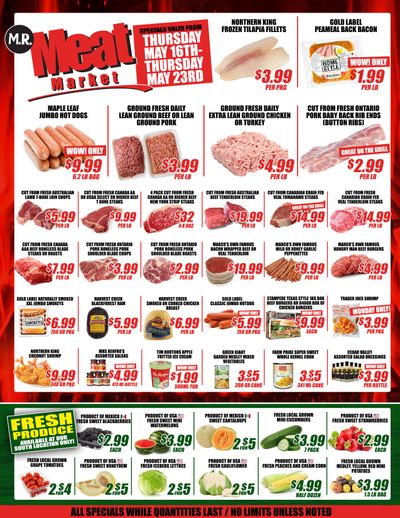 M.R. Meat Market Flyer May 16 to 23