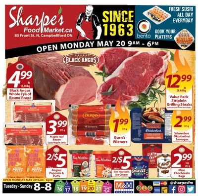 Sharpe's Food Market Flyer May 16 to 22