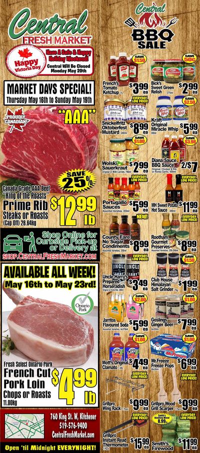 Central Fresh Market Flyer May 16 to 23