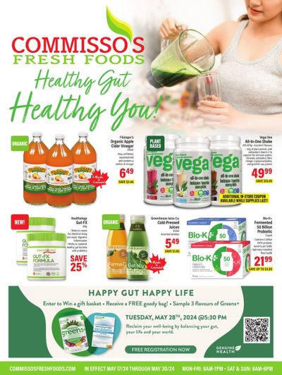 Commisso's Fresh Foods Flyer May 17 to 20