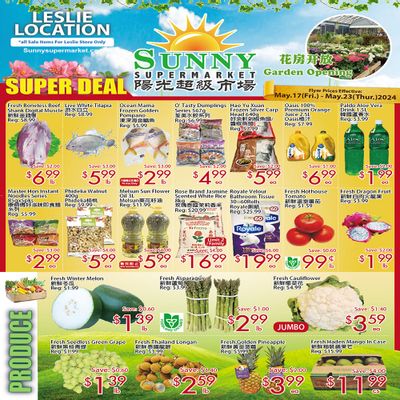 Sunny Supermarket (Leslie) Flyer May 17 to 23