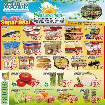 Sunny Foodmart (Markham) Flyer May 17 to 23