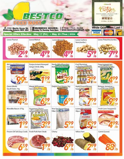 BestCo Food Mart (Etobicoke) Flyer May 17 to 23