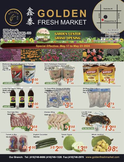 Golden Fresh Market Flyer May 17 to 23