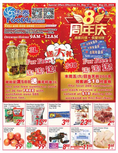 Foody World Flyer May 17 to 23