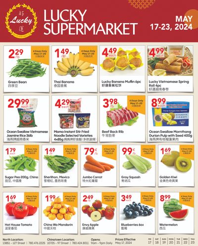Lucky Supermarket (Edmonton) Flyer May 17 to 23
