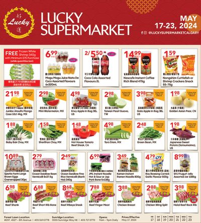 Lucky Supermarket (Calgary) Flyer May 17 to 23