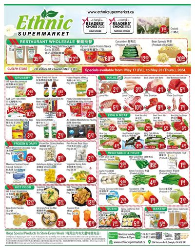Ethnic Supermarket (Guelph) Flyer May 17 to 23