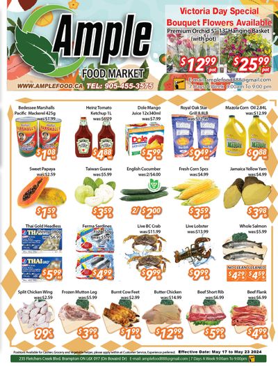 Ample Food Market (Brampton) Flyer May 17 to 23