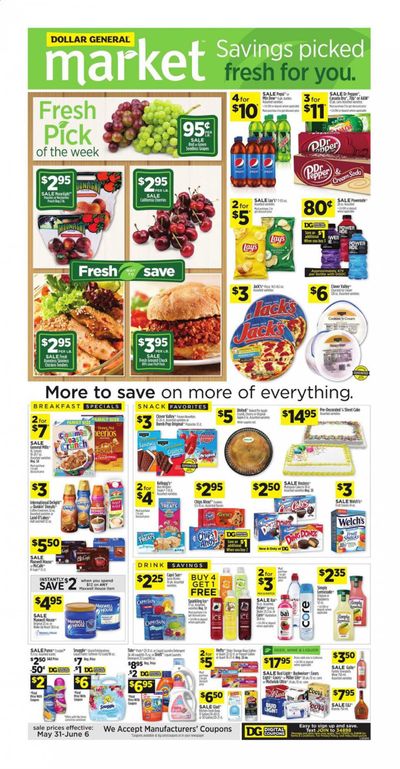 Dollar General Weekly Ad & Flyer May 31 to June 6
