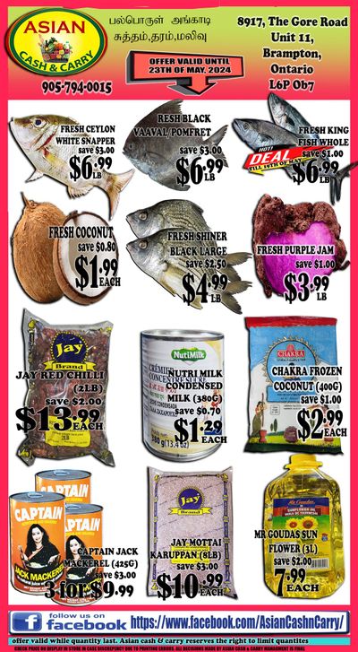 Asian Cash & Carry Flyer May 17 to 23