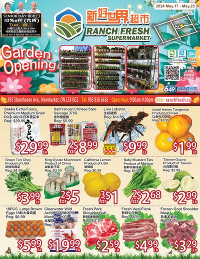 Ranch Fresh Supermarket Flyer May 17 to 23