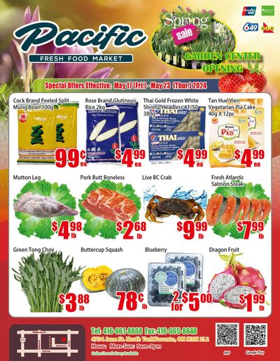 Pacific Fresh Food Market (North York) Flyer May 17 to 23