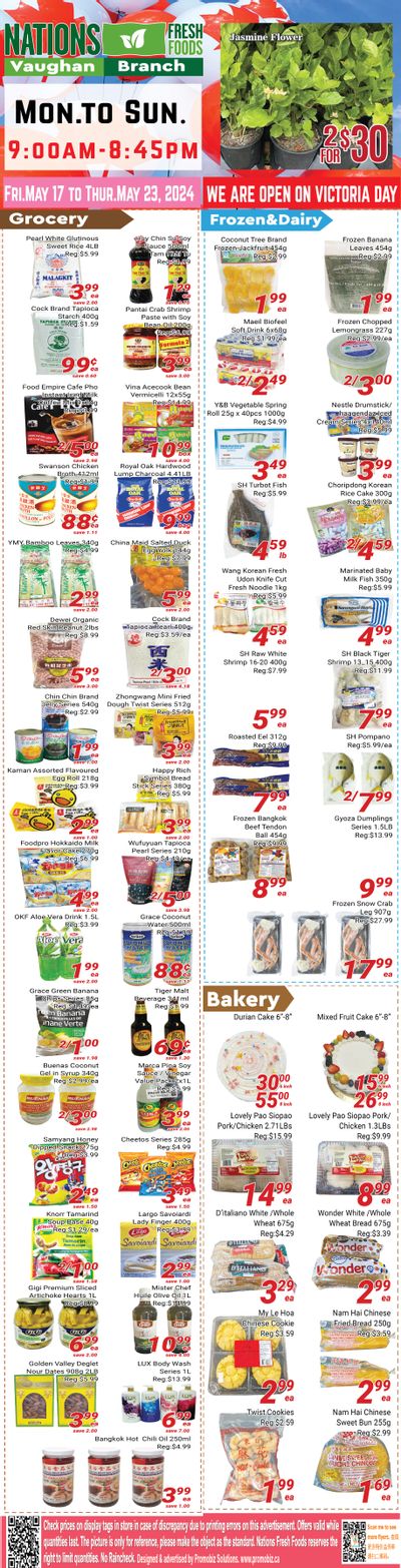 Nations Fresh Foods (Vaughan) Flyer May 17 to 23