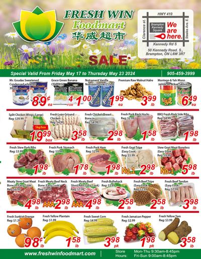 Fresh Win Foodmart Flyer May 17 to 23