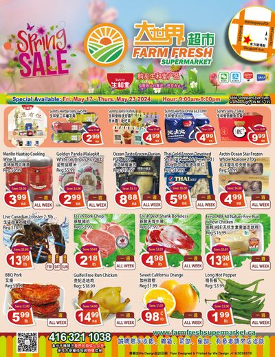 Farm Fresh Supermarket Flyer May 17 to 23