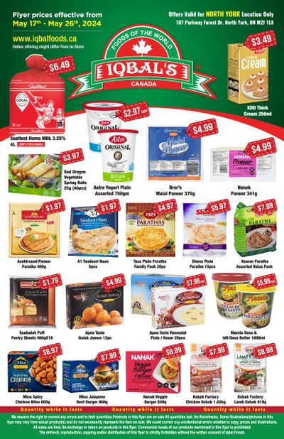 Iqbal Foods (North York) Flyer May 17 to 26