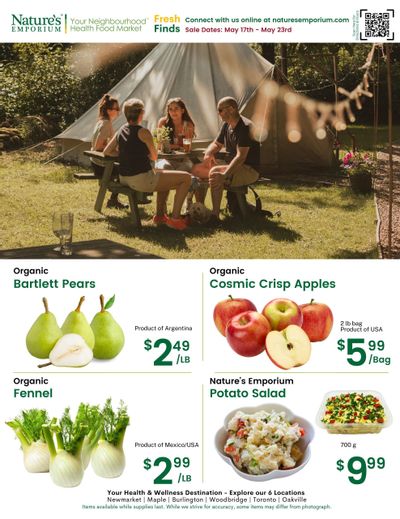 Nature's Emporium Weekly Flyer May 17 to 23