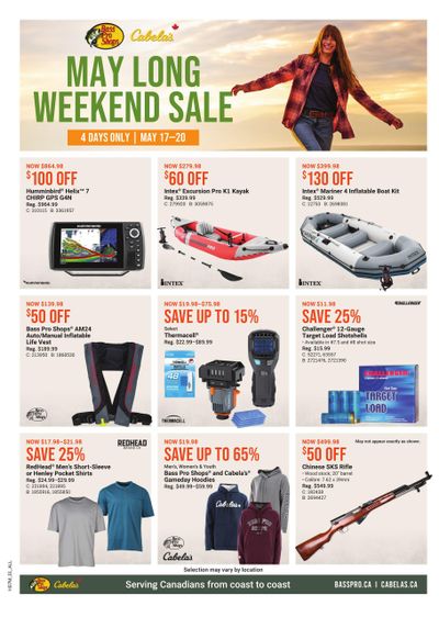 Bass Pro Shops Flyer May 17 to 20