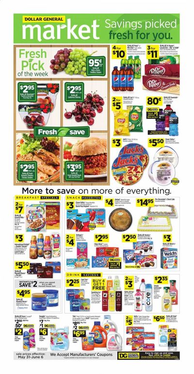 Dollar General Weekly Ad & Flyer May 31 to June 6