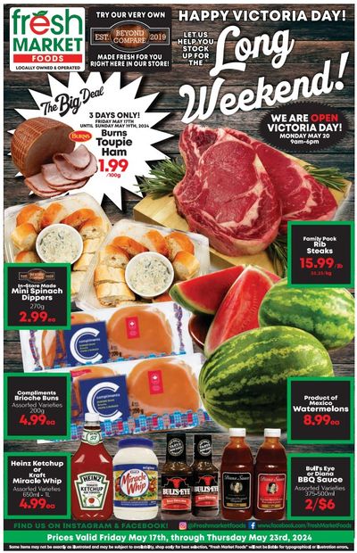 Fresh Market Foods Flyer May 17 to 23