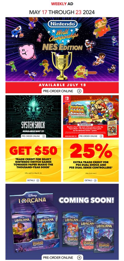 GameStop Flyer May 17 to 23