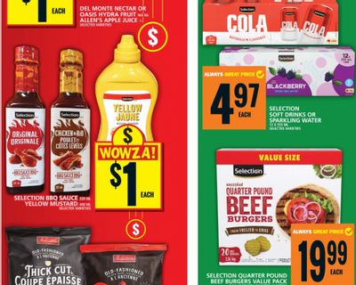 Food Basics Ontario: Selection Mustard 400ml 20 Cents With Air Miles Receipt Offer