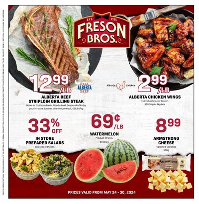 Freson Bros. Flyer May 24 to 30