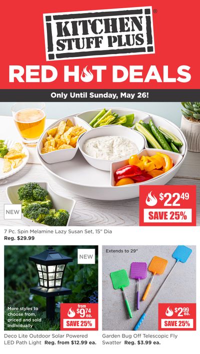 Kitchen Stuff Plus Red Hot Deals Flyer May 21 to 26